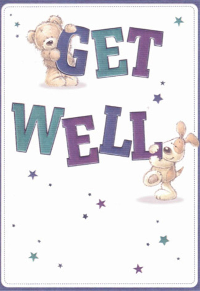 A gentle burst of cheerfulness fills this illustrated get well card, where a bear and puppy-both with inviting, touchably soft fur-offer comfort reminiscent of the warmest greetings on Harringay passageways. Dancing around the duo are playful star motifs, their hues shifting from deep purples to sky blues, like the subtle colour play in hydrangeas arranged at Florist Harringay's shopfront. The typography stands proud and confident beneath their paws, its bold dimensions shaded in strokes of mulberry and turquoise, imparting an uplifting sense of hope and steadfastness. This image captures the tender, almost tactile connection between artist and viewer: the fluff of the bear appears impossibly soft, the puppy's ears floppy and inviting, much like the velvety petals of a freshly picked rose bouquet. Close your eyes, and you might sense the light, airy mood as it mingles with gentle Harringay breezes near Railway Fields. The craftsmanship is evident both in the illustration and in its arrangement, recalling the care that goes into every bouquet sent with wishes for a swift recovery. Paired with blooms delivered by friendly local hands, this card makes a heartfelt gesture-its warmth and sincerity lifting spirits and wrapping recipients in a comforting embrace unique to Harringay community traditions.
